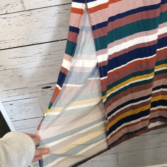 Eloquii Elements Women's Plus Size Striped Maxi Dress with Twist Back sz 18/20 - Picture 7 of 11